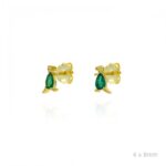 Pendientes Dino verde